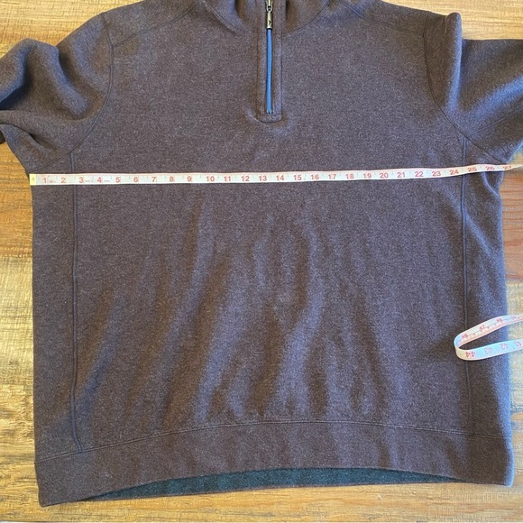 Tommy Bahama Flipshot Partial Zip Pullover Reversible Brown Gray Sweater 3XL? - Picture 8 of 14